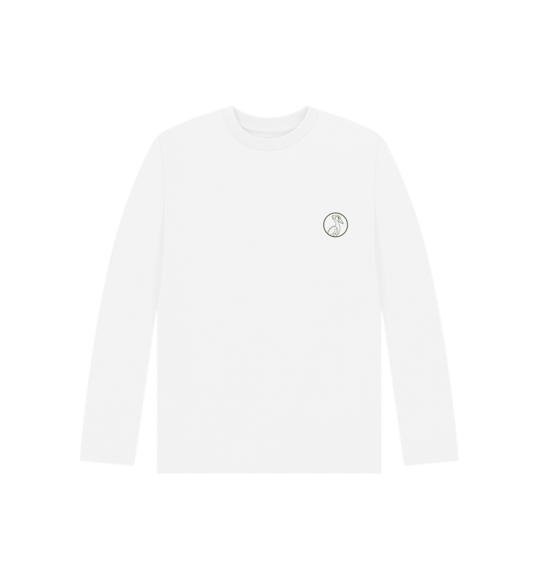 White Printed Kids T-Shirt Front