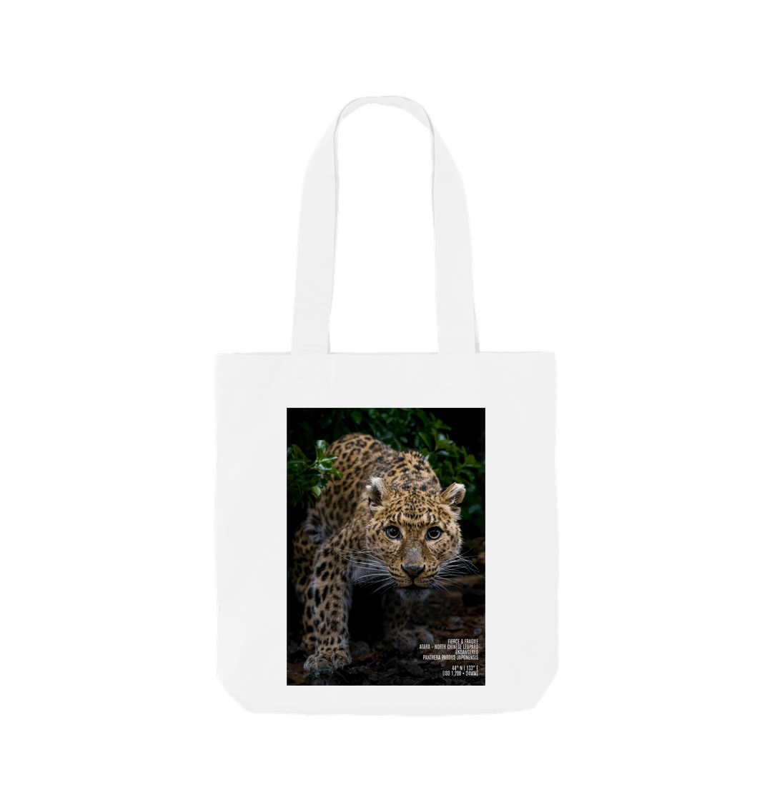 White Printed Bag Front