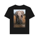 Black Printed T-shirt Back