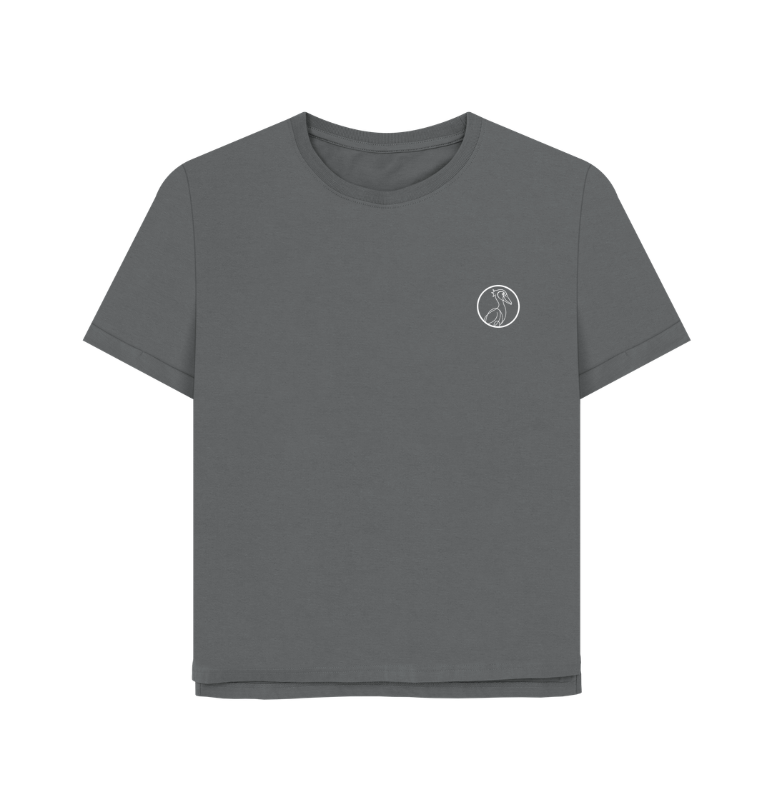 Slate Grey Printed T-shirt Front