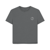 Slate Grey Printed T-shirt Front