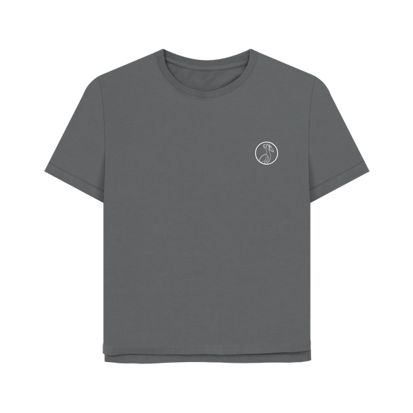 Slate Grey Printed T-shirt Front