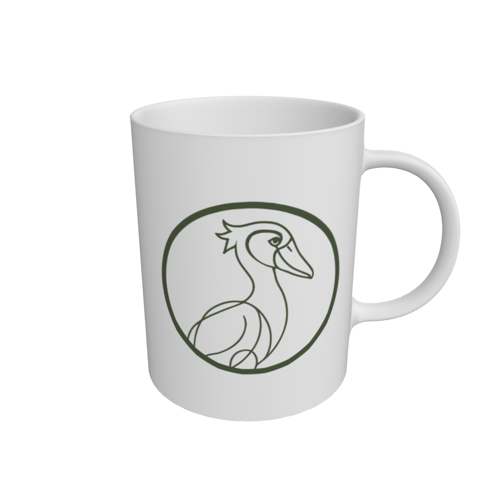 White Mug Front